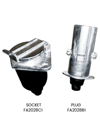 MALE AND FEMALE INDUSTRIAL FA2028A1(ONE SET) ELECTRIC COUPLER